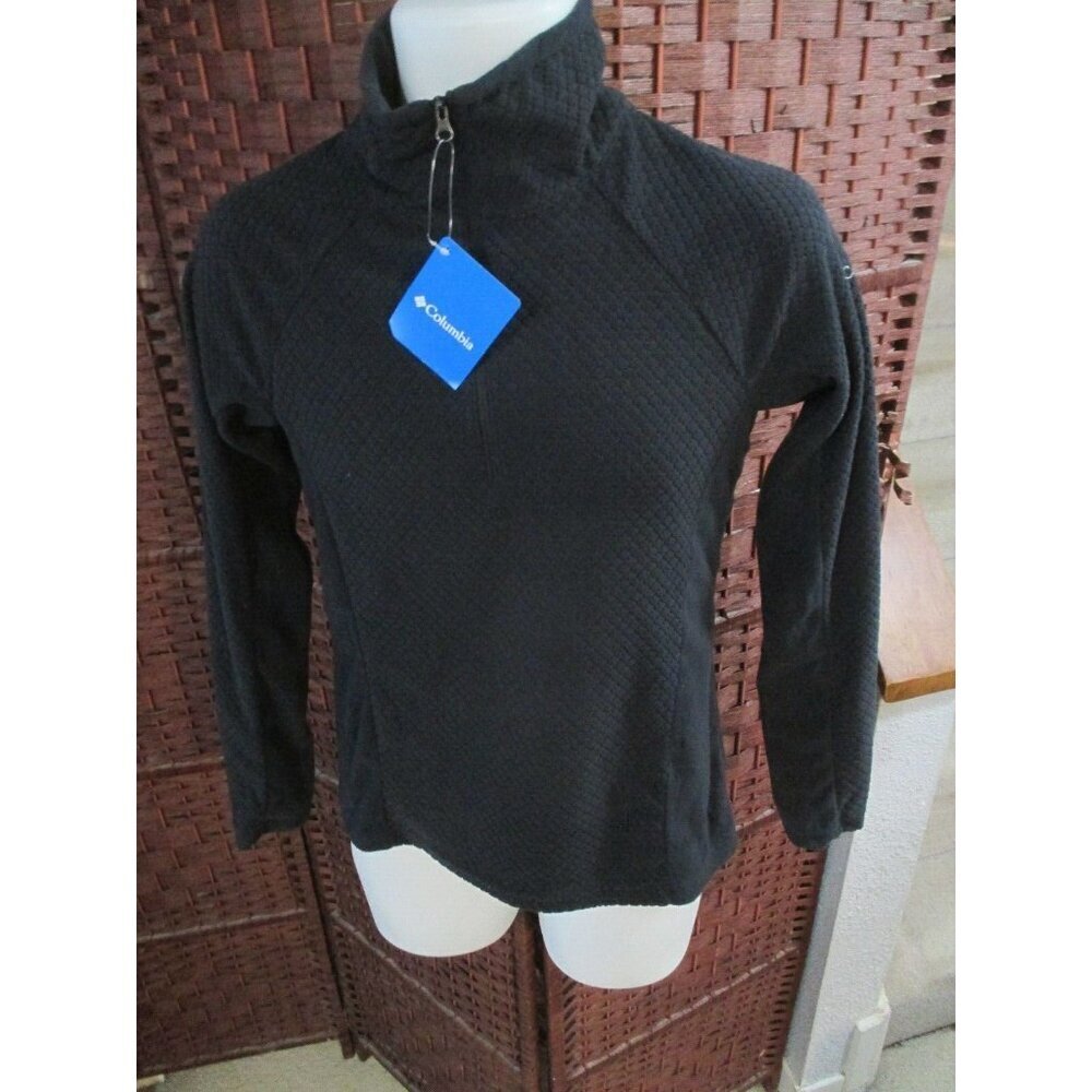 NWT Women's Columbia Pullover Thin Fleece Top Shirt 1/4 Zip Size XS Jacket